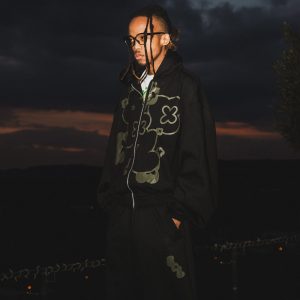 Salmon Night Zip-Up Hoodie