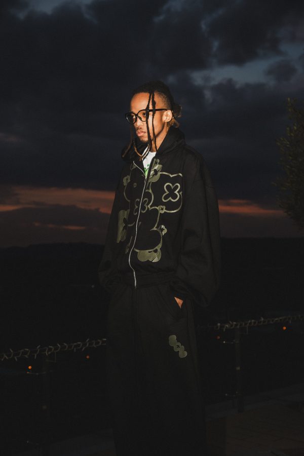 Salmon Night Zip-Up Hoodie