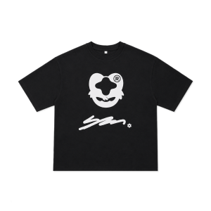 hallofguts kuma red ribbon army t-shirt black